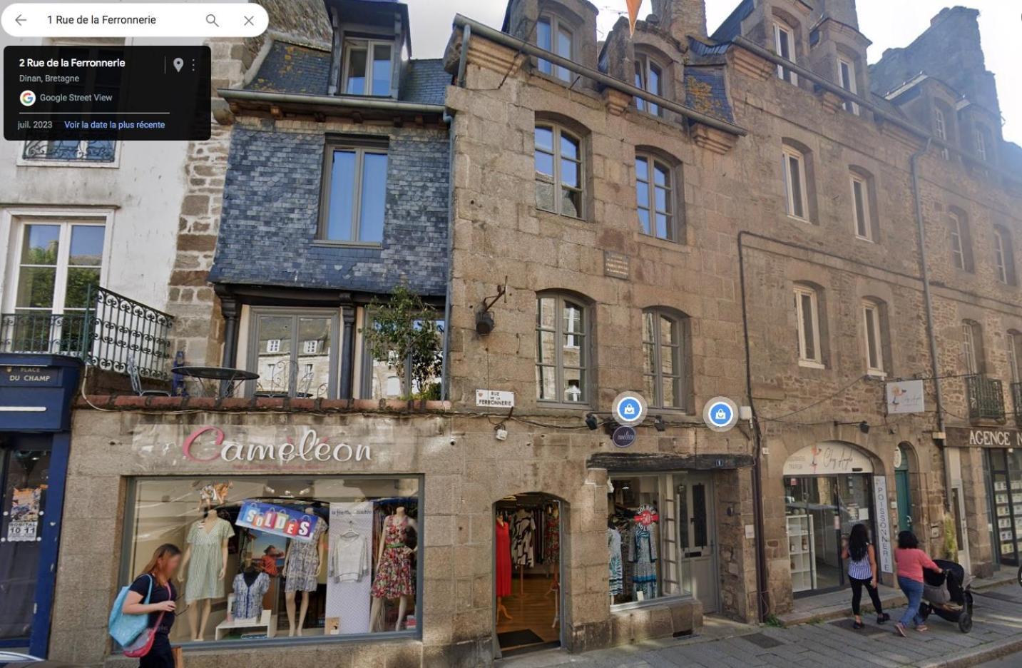 Le Duclos, Appartement Rez-De-Jardin Dinan Centre エクステリア 写真