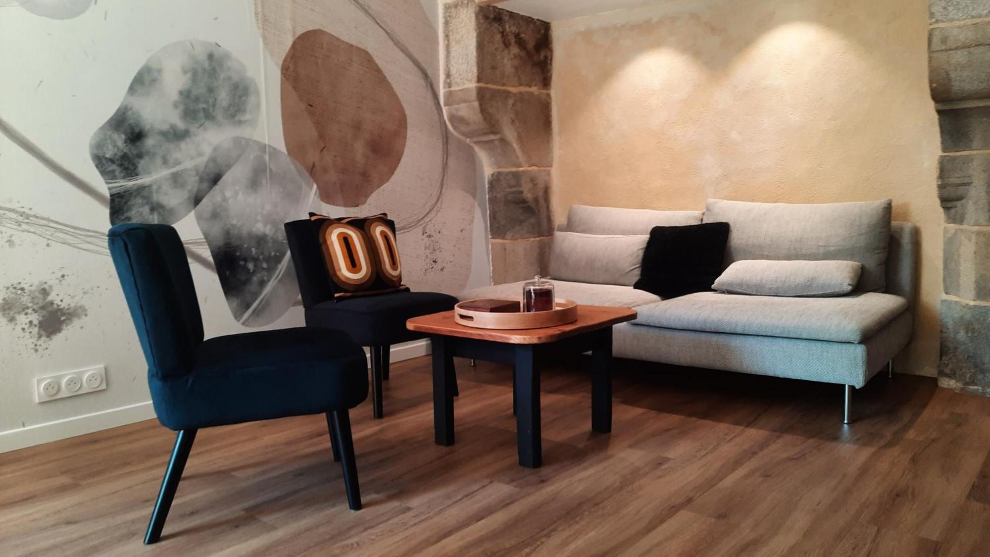 Le Duclos, Appartement Rez-De-Jardin Dinan Centre エクステリア 写真